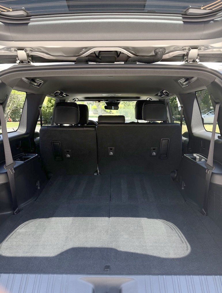 Lexus GX cargo area cleaned
